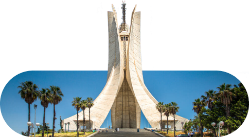 Le mémorial du Martyr, sanctuaire du Martyr ou Maqam E'chahid en Algérie.